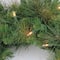60&#x22; Pre-Lit Artificial Canyon Pine Wreath
